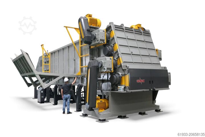 Четырехвальный шредер для труб и профилей Genox J2000