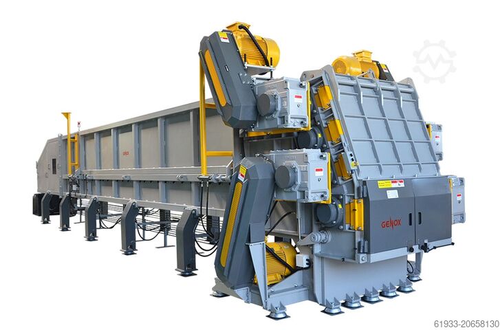 Четырехвальный шредер для труб и профилей Genox J1200