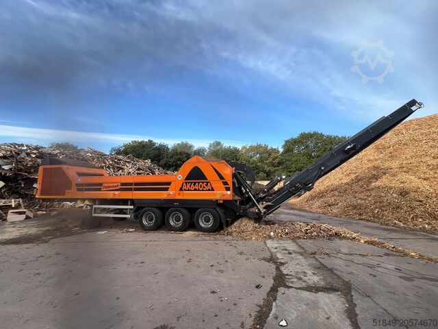 Мобильная установка для измельчения Doppstadt AK 640 SA