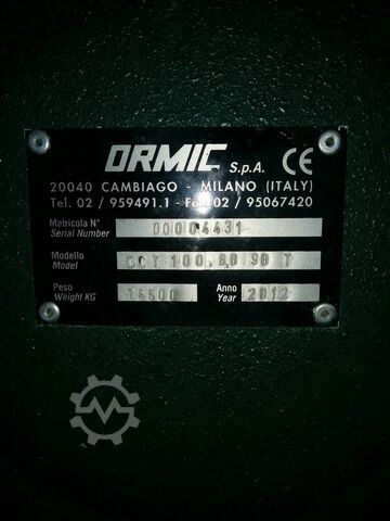 пресс для тюков Ormic OCT 100X80 90T