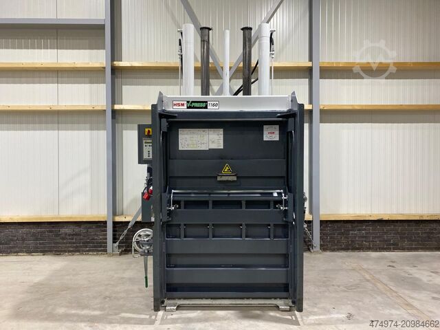 пресс-подборщик, пресс для одежды, пресс для отходов HSM V-Press 1160