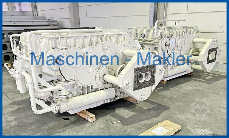 Линия компаундирования Экструдер Дегазация COPERION ( Werner & Pfleiderer ) ZSK 170 Doppelschnecken