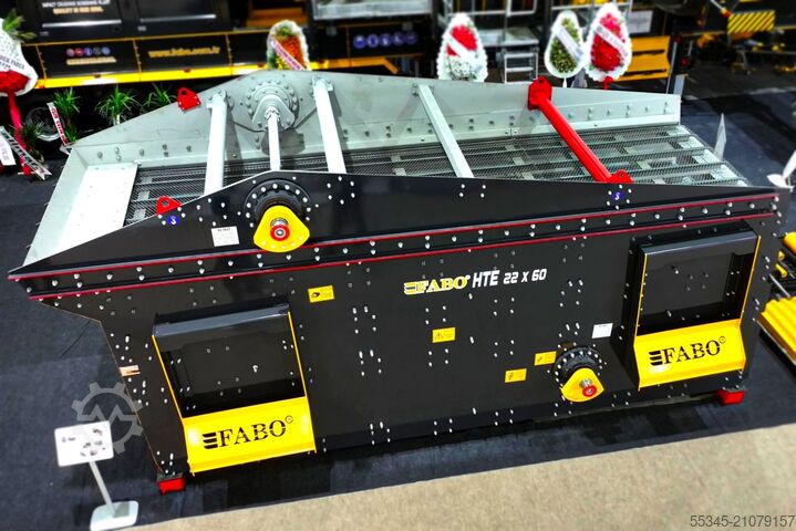 вибрационный грохот FABO Titreşimli Elek Vibrating screen HTE2260 Çift Milli Yatay Titreşimli Elek