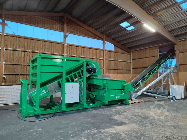 Сортировочная установка для древесных гранул, полумобильная S&F GmbH 