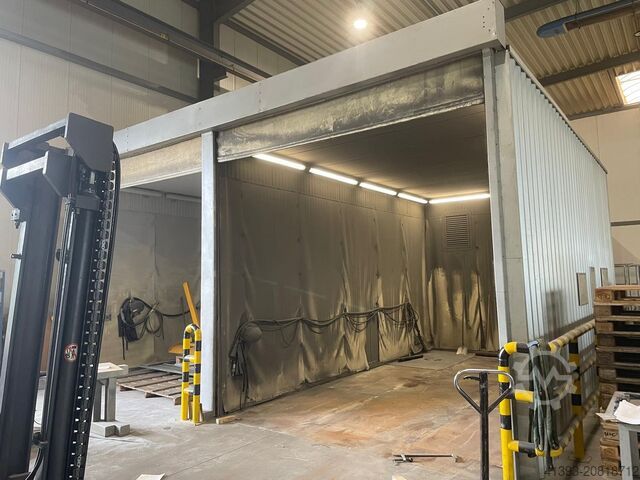 пескоструйная установка, камера для пескоструйной обработки, пескоструйный зал OTI Oberflächentechnik 