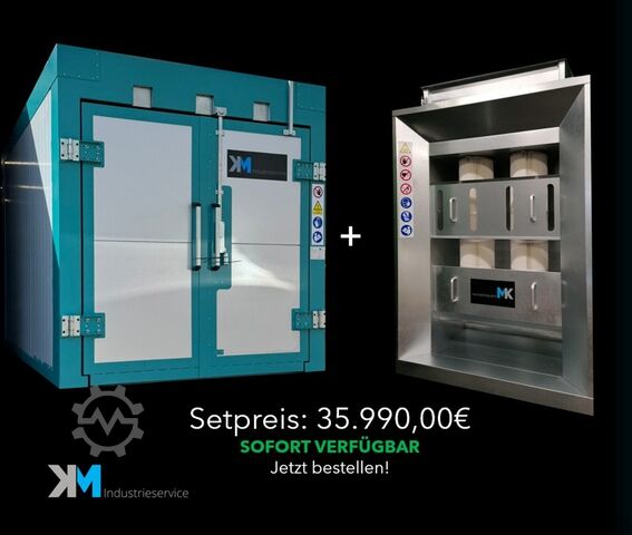 Линия порошковой окраски KM Pro KM Industrieservice KM Pulverbeschichtung