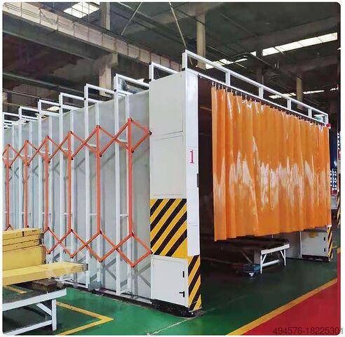 Покрасочная кабина «Гармоника» ABC-Group Tunnel retracted paint booth