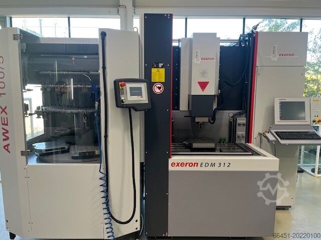 Углубительная электроэрозионная машина с автоматизацией Exeron EDM312MF30+AWEX100/5