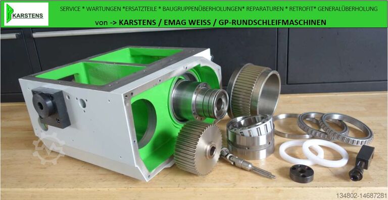 Цилиндрический шлифовальный станок KARSTENS & GP Rundschleifmaschinen BAUGRUPPENÜBERHOLUNG / SERVICE / K11/K19