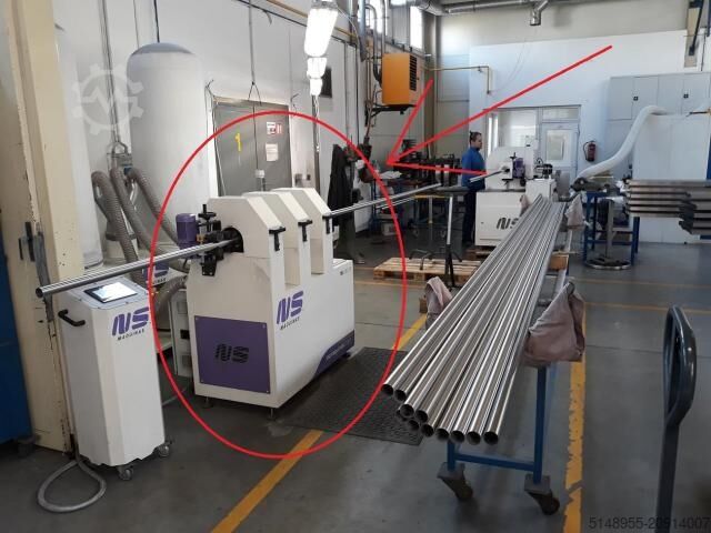 Планетарная шлифовальная и полировальная машина для труб NS Maquinas ML 100 3Z