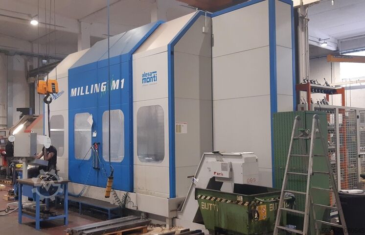 Мобильный колонный фрезерный станок ALESAMONTI MILLING M1 MINI