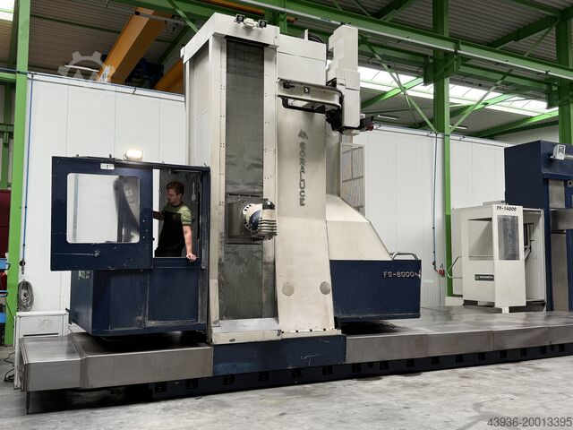 Фрезерный станок с подвижной колонной 8000 3300 1500 Soraluce FS 8000