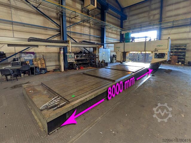 Фрезерные станки с подвижным столом и ЧПУ Unisign Uniport 6 X: 8000 - Y: 2500 - Z: 800 mm CNC 5 axes