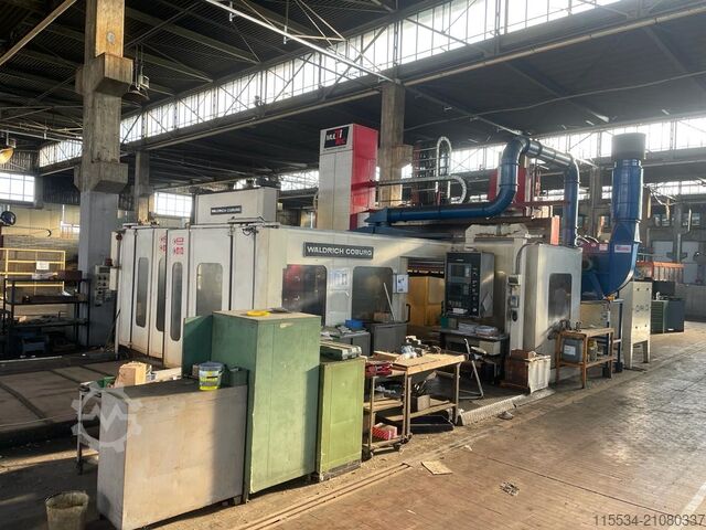 Портальная фрезерная машина с подвижной траверсой WALDRICH COBURG MULTITECH 3500 FT