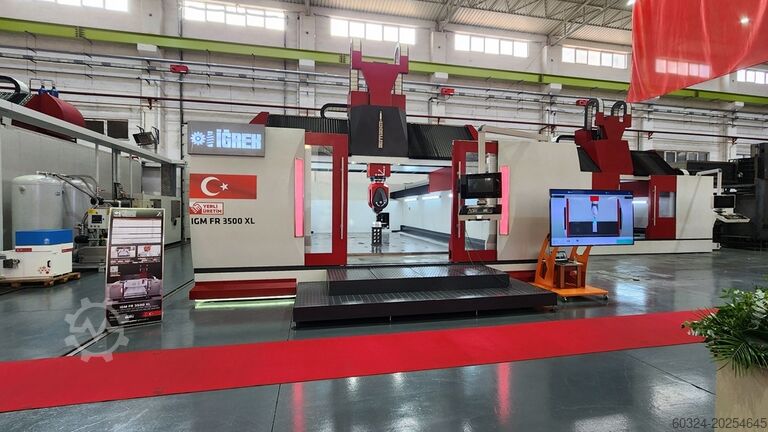 Портальный фрезерный станок с ЧПУ - 5 осей - одновременный IGREK FR 3500 XL