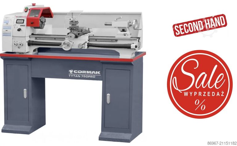 универсальный токарный станок по металлу CORMAK Tytan 750 PRO(400V)