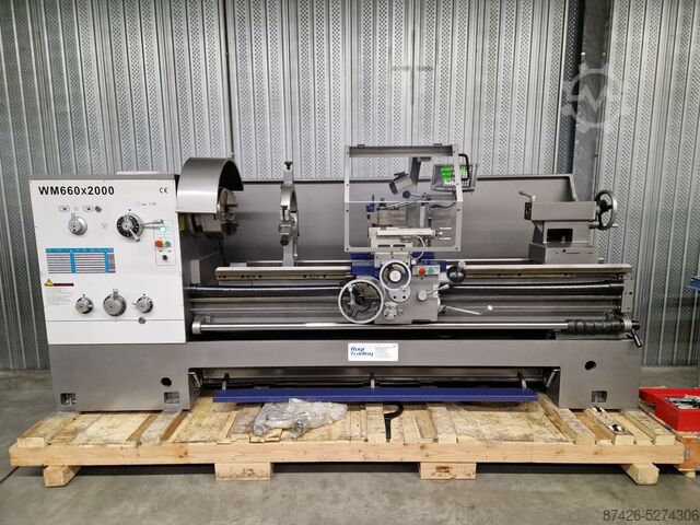 Универсальный металлорежущий токарный станок Rogi WM660x2000