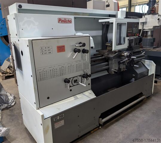 Токарно-центровой станок и токарный станок с подающим шпинделем PINACHO SC 200-42-1000