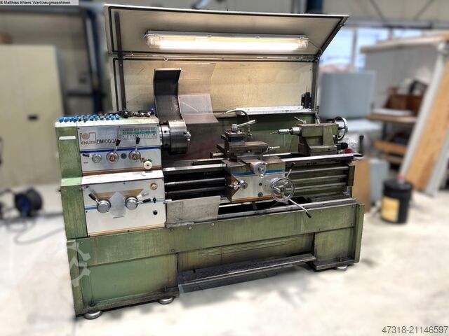 Токарно-центровой станок и токарный станок с подающим шпинделем KNUTH DM 1000 A