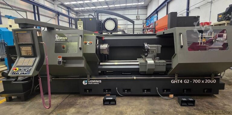 Токарный станок с ЧПУ GEMINIS GHT4 G2 700x2000