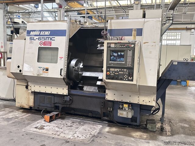 Тяжёлый токарный станок с ЧПУ с осью C Moriseiki SL-65MC