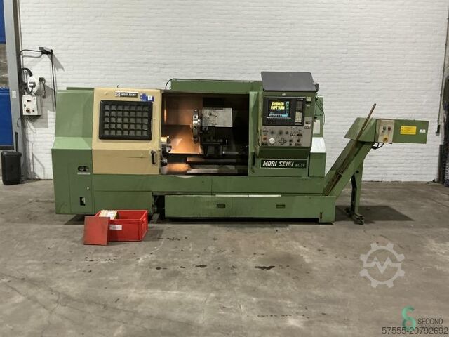 Горизонтальные токарные станки Mori Seiki SL-25 1990 года Mori Seiki SL-25