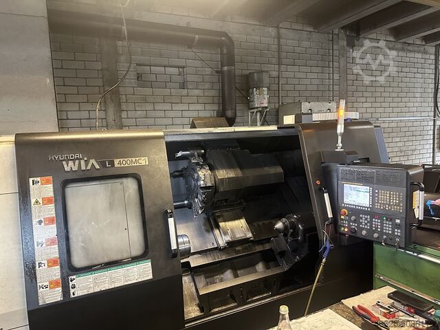 Токарный станок с ЧПУ Hyundai L400MC