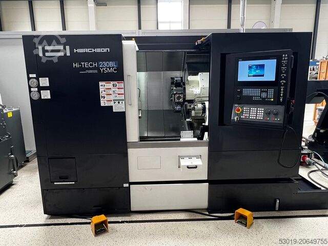 Токарный станок с ЧПУ HWACHEON Hi-Tech 230BL YSMC