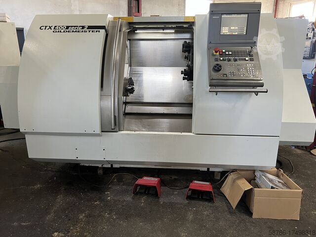 Токарный станок с ЧПУ Gildemeister CTX 400 S2 V3