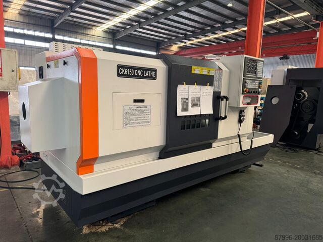 прецизионный токарный станок CNC metal lathe machine with flat bed CK6150 lathe