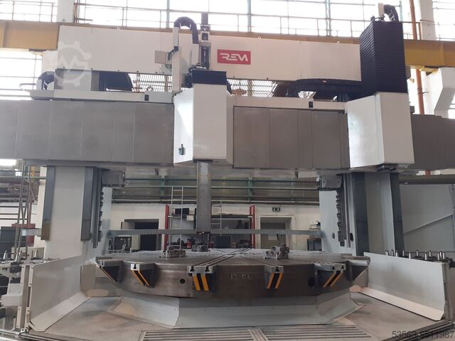 ЧПУ VTL, 2 головки, 2 дисковых журнала REM SCR 50 CNC 2S