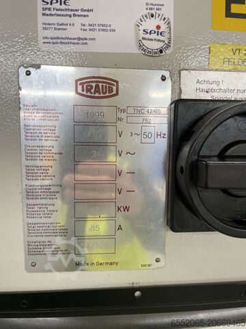 Автоматическая барная машина TRAUB TNC42 DG