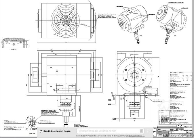 Поворотный мотор-шпиндель 24000 HSK-T40 Siemens Schwenkmotorspindel 24000 HSK-T40