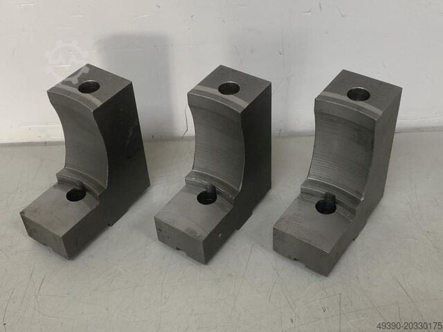 1 комплект накладных губок, кулачки патрона; для 3-кулачкового клинового станочного патрона, подходи RÖHM Duro 160/3