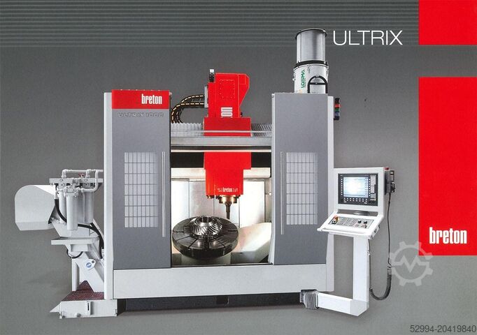 Вертикальные токарные станки обычные и с ЧПУ Breton Ultrix 800 X: 800 - Y: 900 - Z: 600 mm CNC
