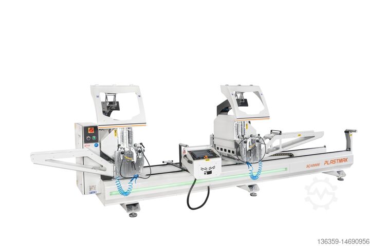 Алюминиевый пвх двухголовочный режущий станок PLASTMAK PVC ALÜMİNYUM İŞLEME MAKİNALARI SÇ 4000 S