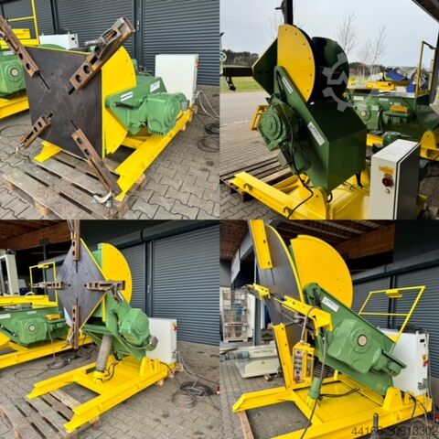 Поворотный стол для сварки, поворотный стол, позиционер Heinrichsglück 2 Tonnen TC 2