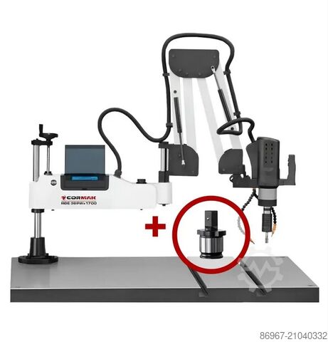 Резьбонарезной станок + адаптер CORMAK RGE36PWx1700 + adapter