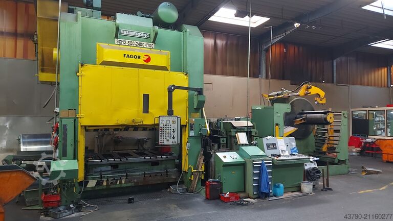 эксцентриковый пресс с двумя стойками Fagor Helmerding SCM2-500-2400-1700