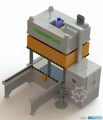 Четырехколонная пресса Hidrobrasil 250 t Viersäulenpresse mit Schiebetisch