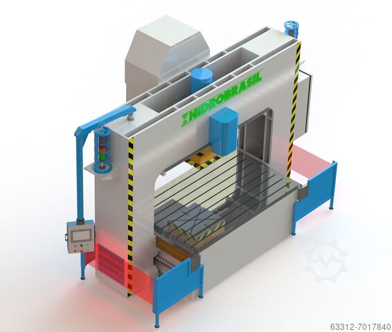 Гидравлический пресс Hidrobrasil 300 tonnen Portal-Richtpresse
