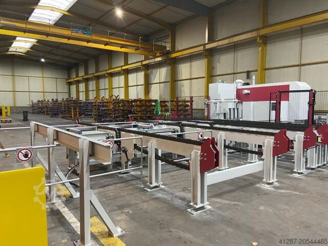 Высокопроизводительный автоматический ленточнопильный станок BEHRINGER HBM 440 A