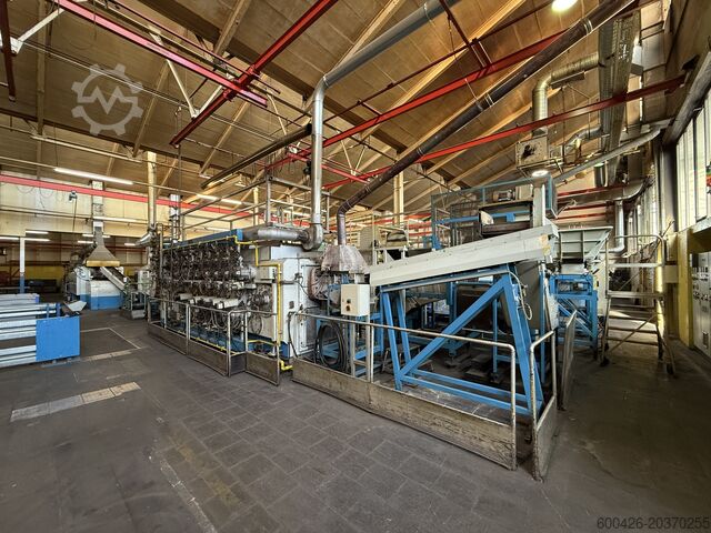 250 кг/ч непрерывная линия термической обработки KOHNLE FHGR 950-600/150-3500