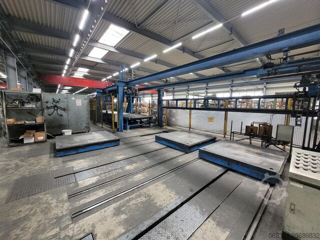 линия поперечной резки и продольной резки Bindelinie Coilverpackung Titan Böhl Binde- und Stapelanlage