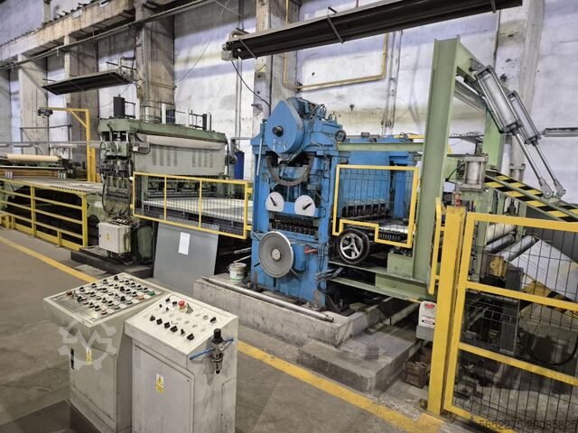 линия резки на размер и линия для продольной резки Chiny 0.5-3 mm  1.5 -3 m