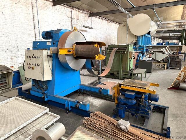 Правильные машины для намотки ZM Decoiler 9 ton + loading cart