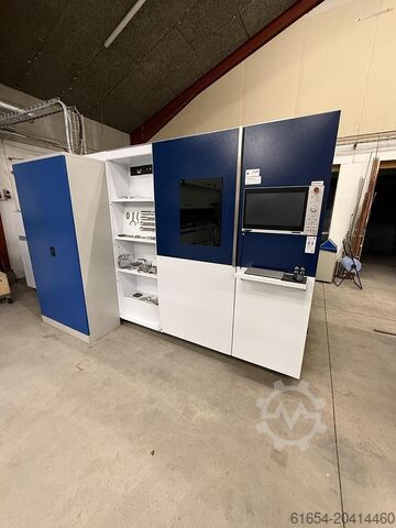 БУ СТАНОК CNC ВОЛОКОННЫЙ ЛАЗЕРНЫЙ РЕЗАК ПРОИЗВ. TRUMPF, МОДЕЛЬ TRULASER 1030 FIBER TRUMPF TRULASER 1030 FIBER