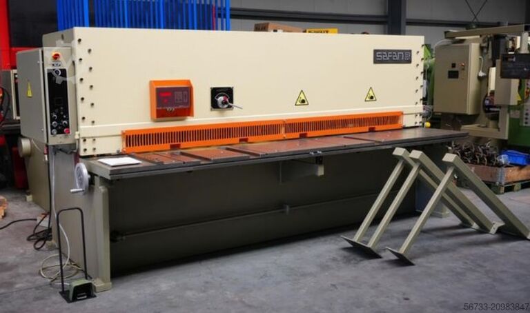 гидравлические гильотинные ножницы SAFAN HS 3100 x 16 mm NC