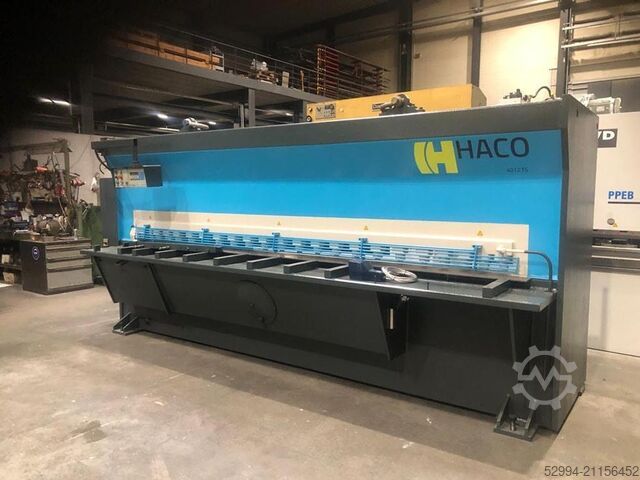 Гидравлические гильотинные ножницы Haco TS 4100 x 12 mm CNC