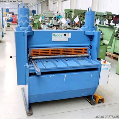 Гильотинные ножницы - гидравлические RABBA HS 12/1000